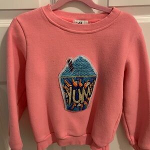 Lola and the Boys sparkle sweatshirt